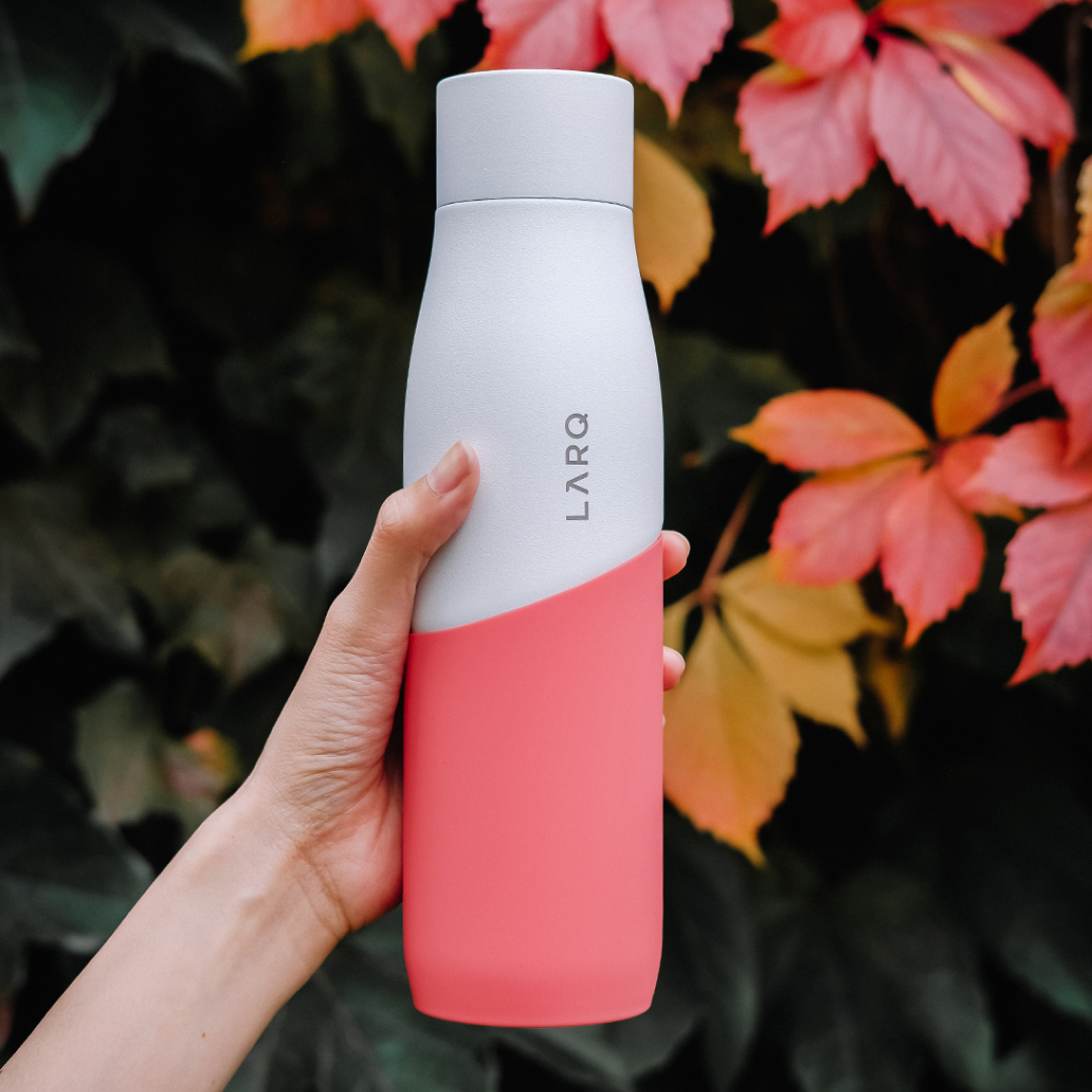 LARQ Bottle Movement PureVis - White / Coral
